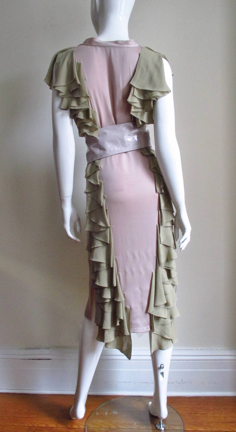 Stella McCartney Silk Color Block Dress For Sale at 1stDibs