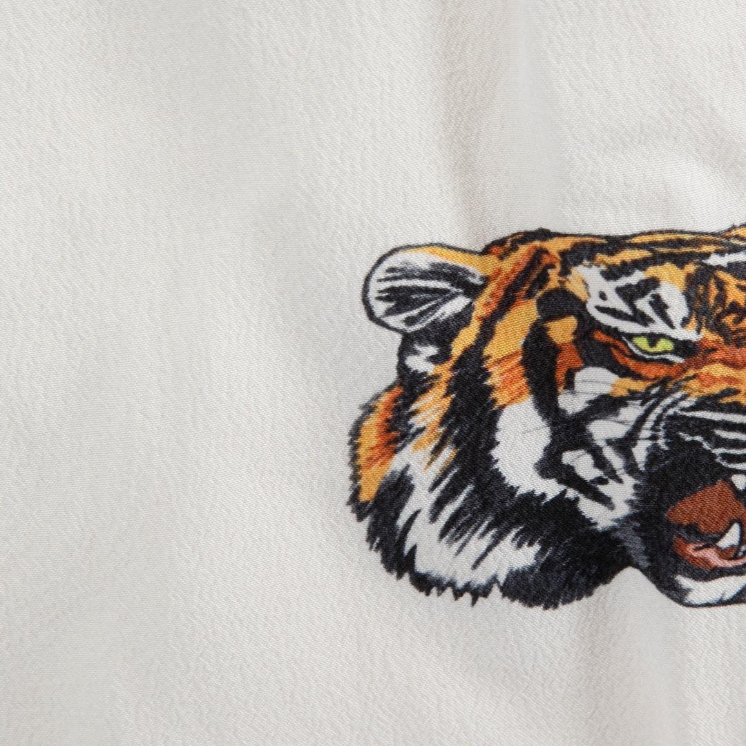 Pantalones de seda con estampado de tigre Stella McCartney Talla M en Bueno estado para la venta en London, GB