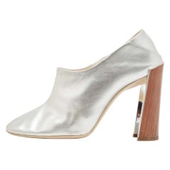 Stella McCartney Silver Faux Leather Pumps Size 37