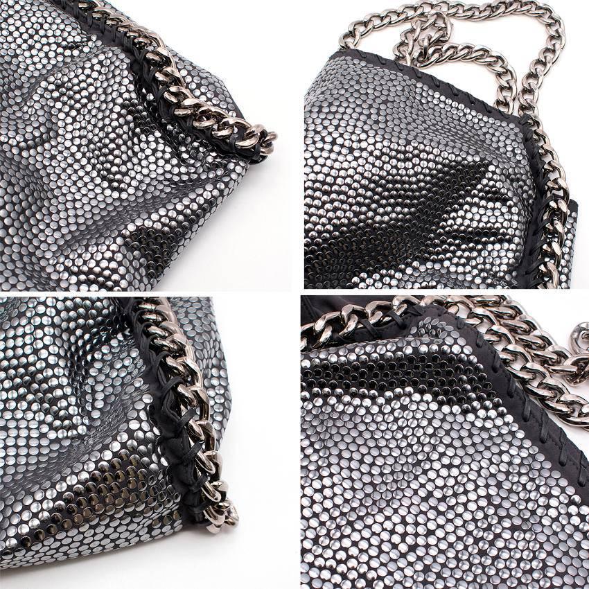 Stella McCartney Silver Studded Tote Bag For Sale 5