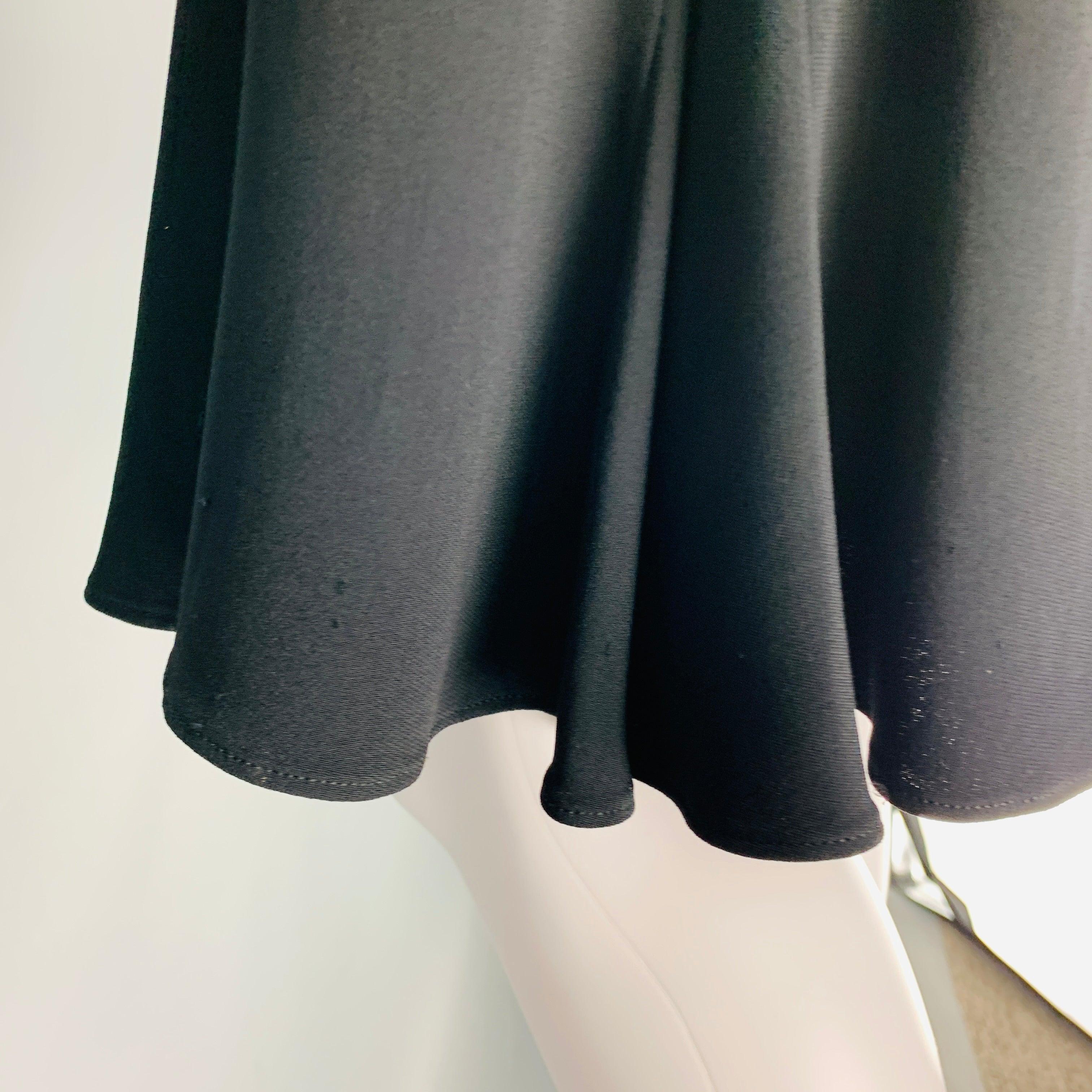STELLA McCARTNEY Size 2 Black Viscose Blend Halter Above Knee Dress For Sale 4