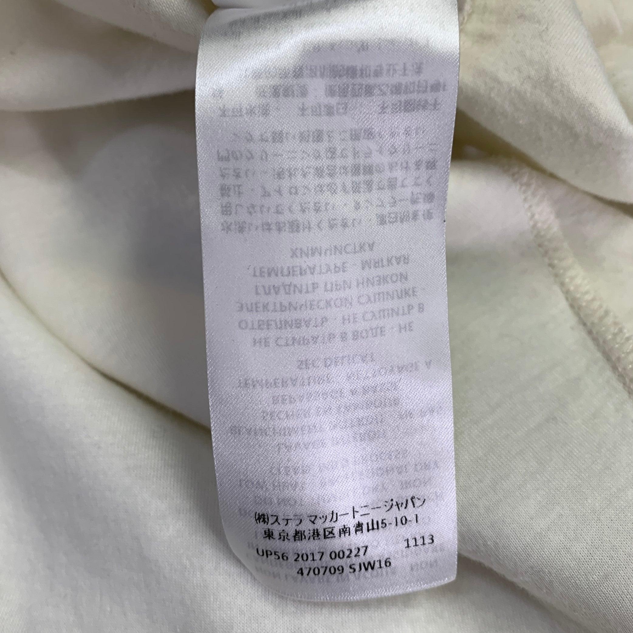 STELLA McCARTNEY Taille 2 - Haut casual à manches longues à volants en coton mélangé crème en vente 4