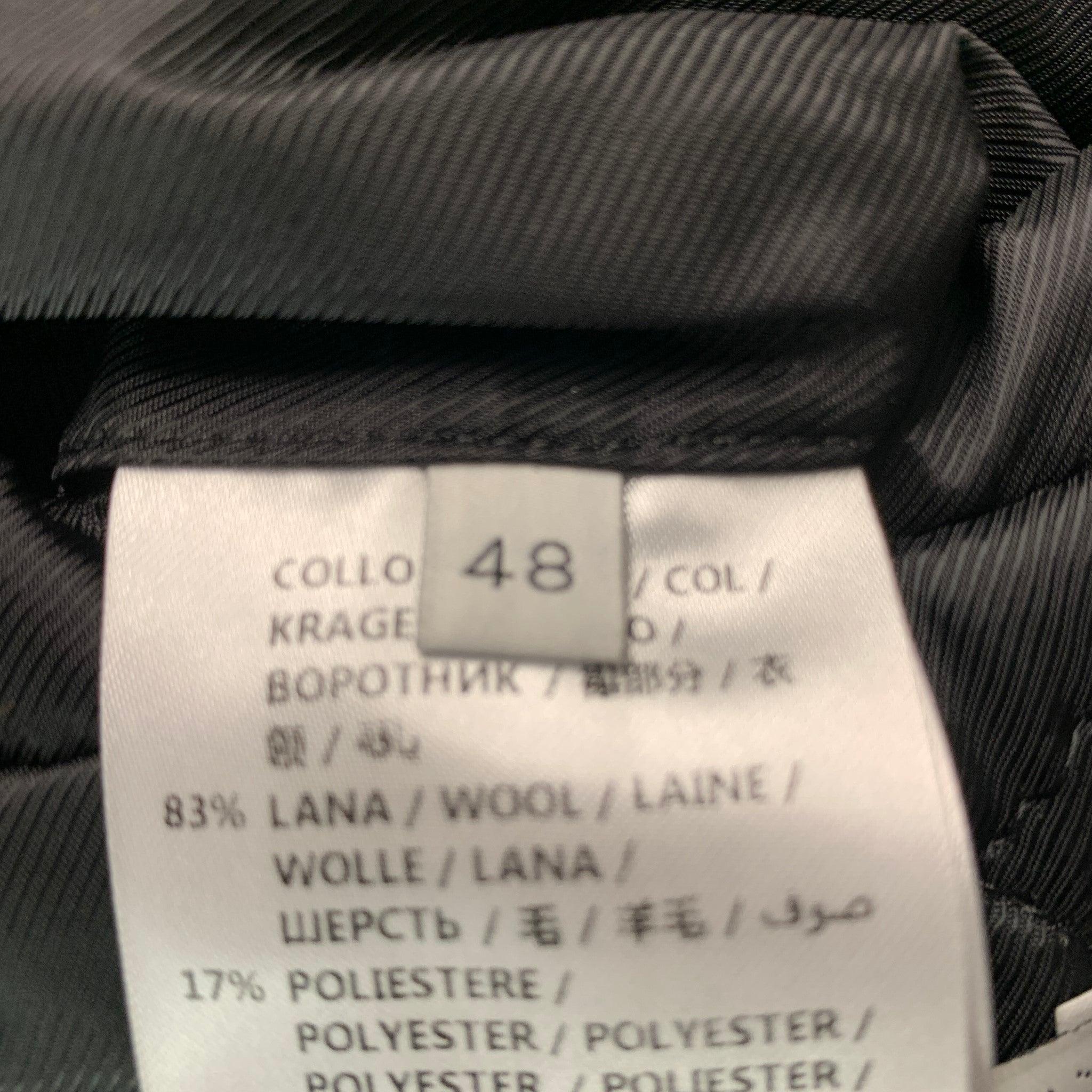 STELLA McCARTNEY Size 38 Black Brown Animal Print Coat For Sale 4