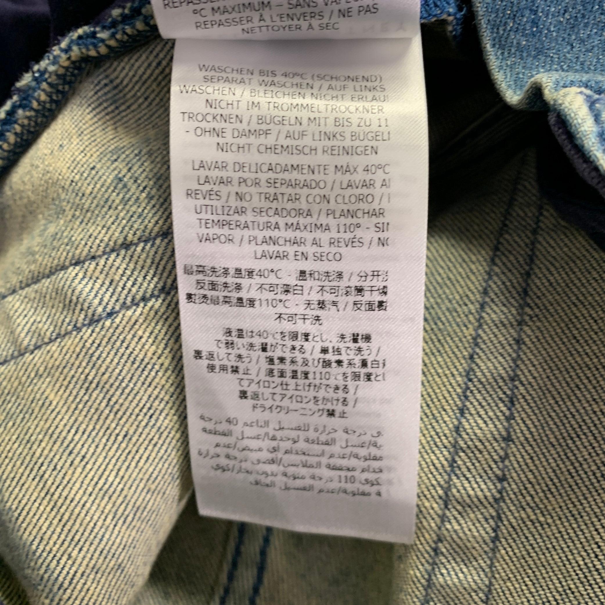 STELLA McCARTNEY Size XS Blue Light Blue Cotton Blend Jeans For Sale 4