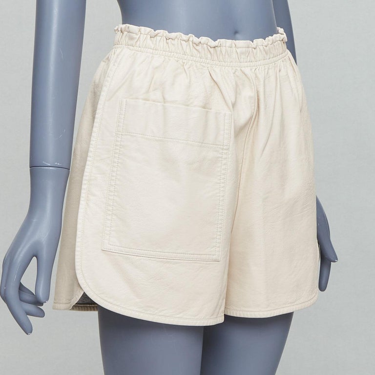 Short Noir En Cuir Vegan Stella McCartney Taille 38/10 – Parfait état, Coupe Haute