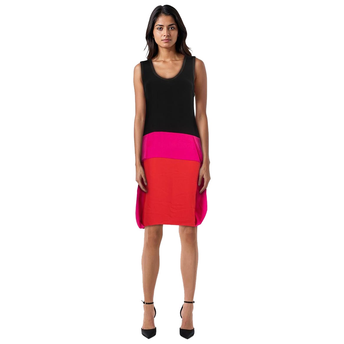 Stella McCartney Robe sans manches Colour Block Taille M