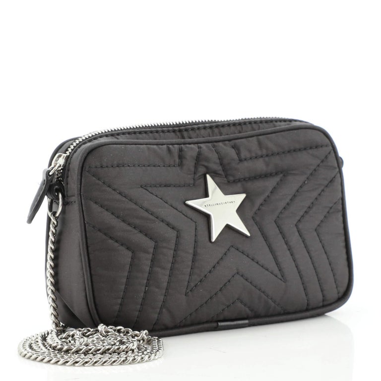 Stella McCartney Star Camera Bag Quilted Nylon Mini For Sale at 1stDibs