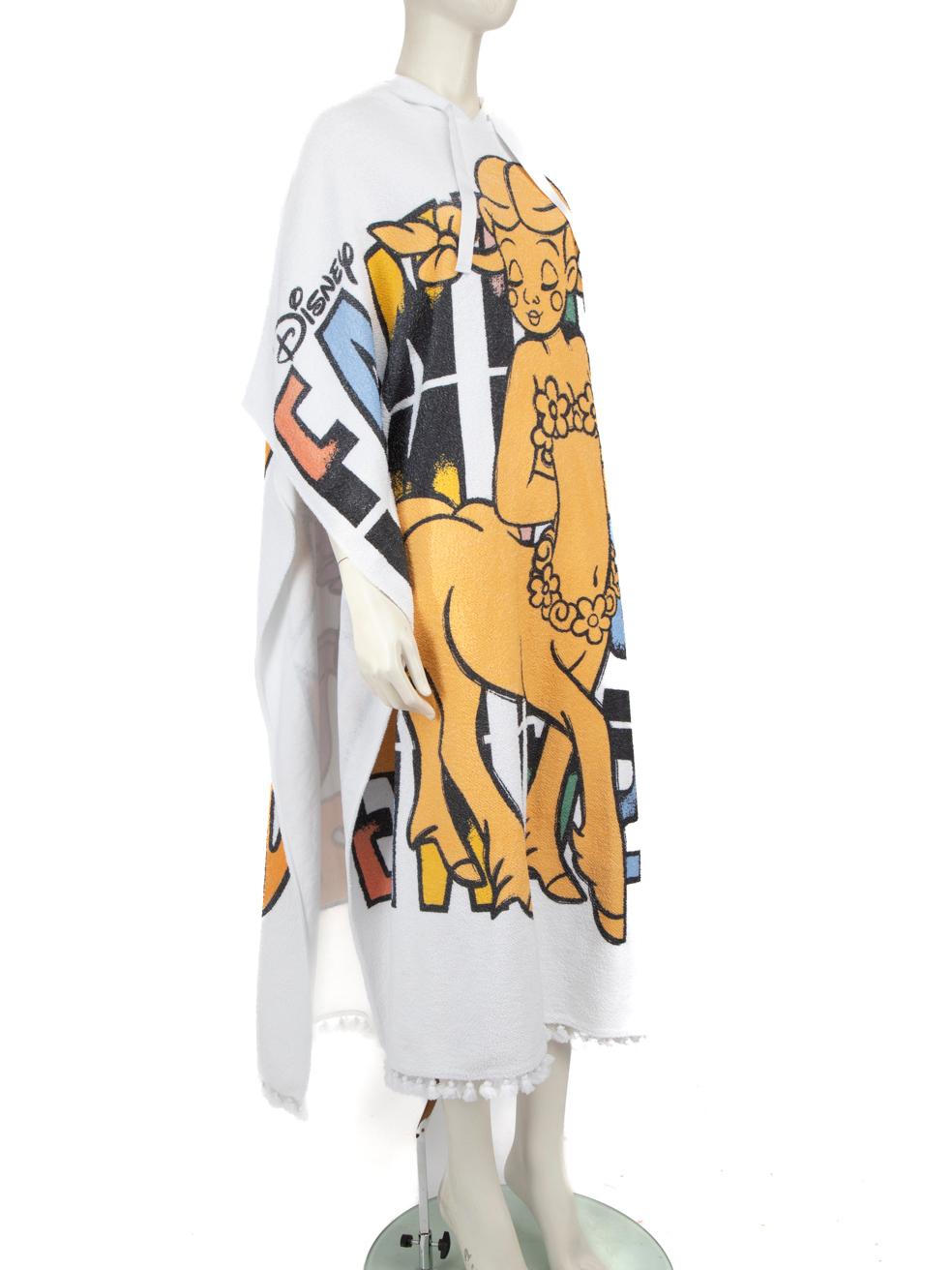 CONDITION is Never worn, with tags. Due to poor storage of the poncho, there is discolouration above the hem on the back right of this new Stella McCartney Disney designer resale item. Discolouration may need gentle hand wash contrary to dry clean