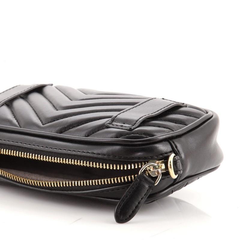 Stella McCartney Stella Star Convertible Waist Bag Quilted Faux Leather In Good Condition In NY, NY