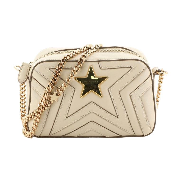 Stella McCartney Stella Star Crossbody Bag Quilted Faux Leather Small