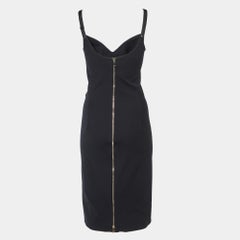 Stella McCartney Stretch Crepe Floral Jacquard Paneled Bustier Midi Dress S