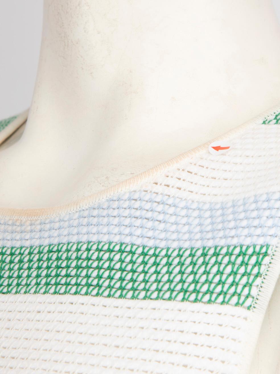 Stella McCartney - Robe asymétrique rayée à pompons - Taille L en vente 3