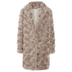 stella mccartney shearling coat Used Stella McCartney Tote Faux Shearling Coat