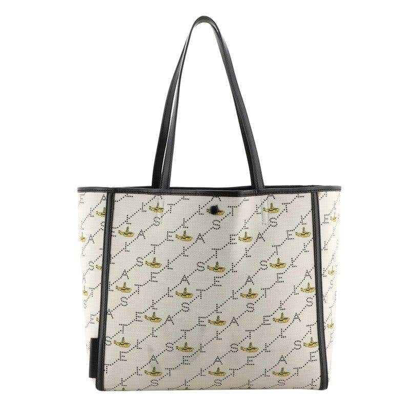 Stella McCartney Tote Limited Edition Beatles Print Canvas Large at 1stDibs