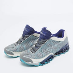 Stella McCartney Tricolor Mesh and Faux Leather Low Top Sneakers Size 36 2/3