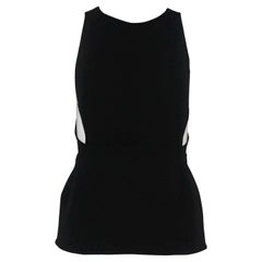 Stella McCartney Tulle Panelled Stretch Crepe Top