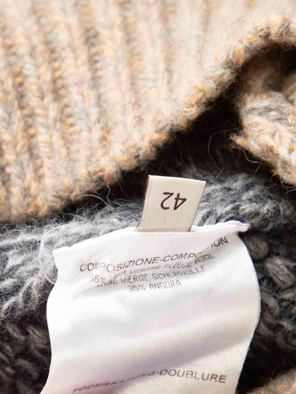 Stella McCartney Turtleneck Wool Knit Dress Size M In Excellent Condition In London, GB