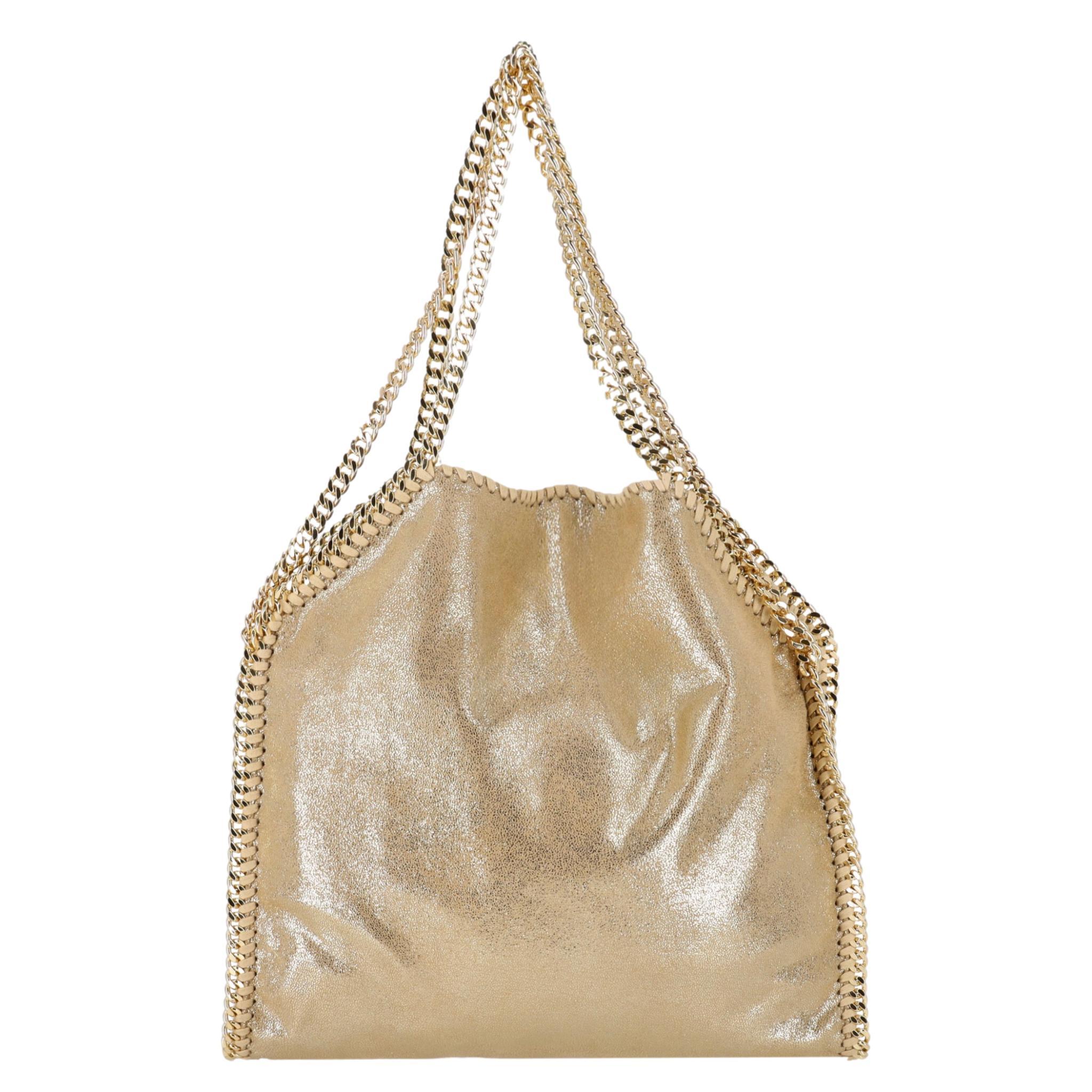 Stella McCartney Vegan Leather Falabella Chain-Link Tote Bag With Matching Pouch Excellent état - En vente à London, GB