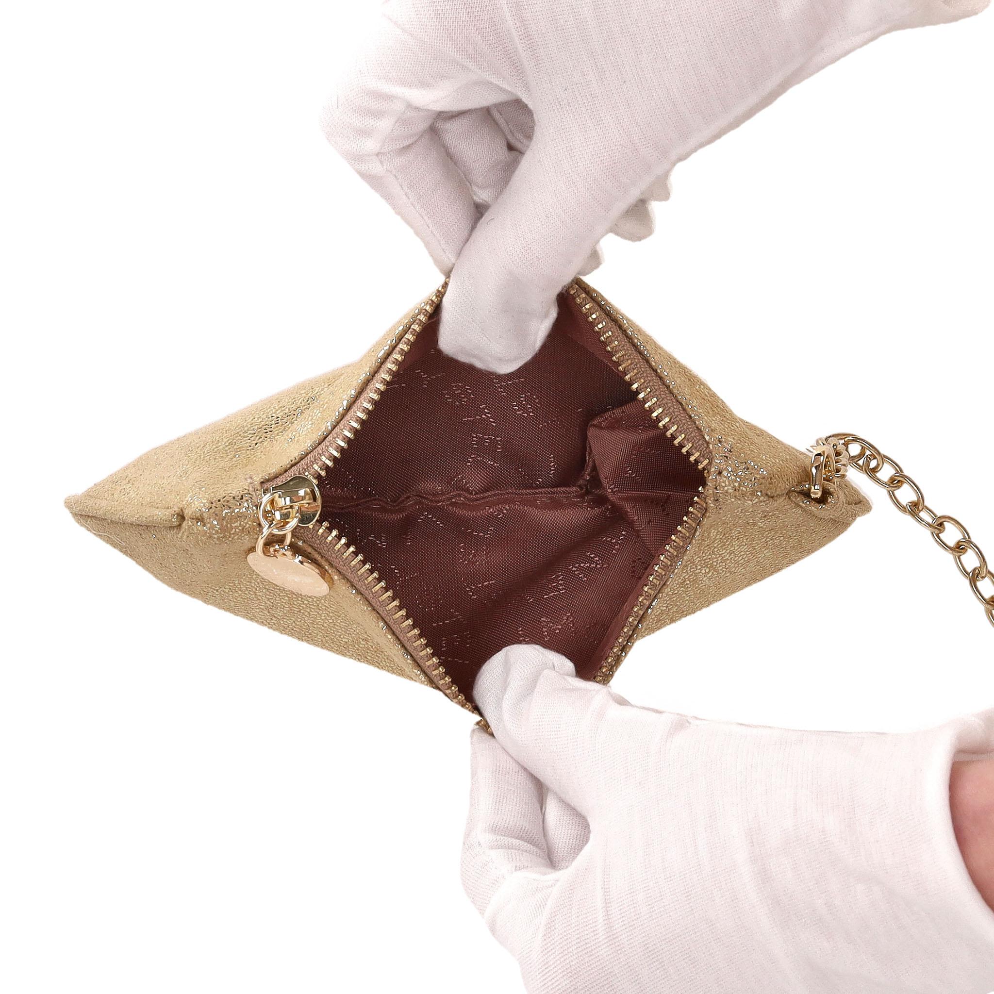 Stella McCartney Vegan Leather Falabella Chain-Link Tote Bag With Matching Pouch en vente 2