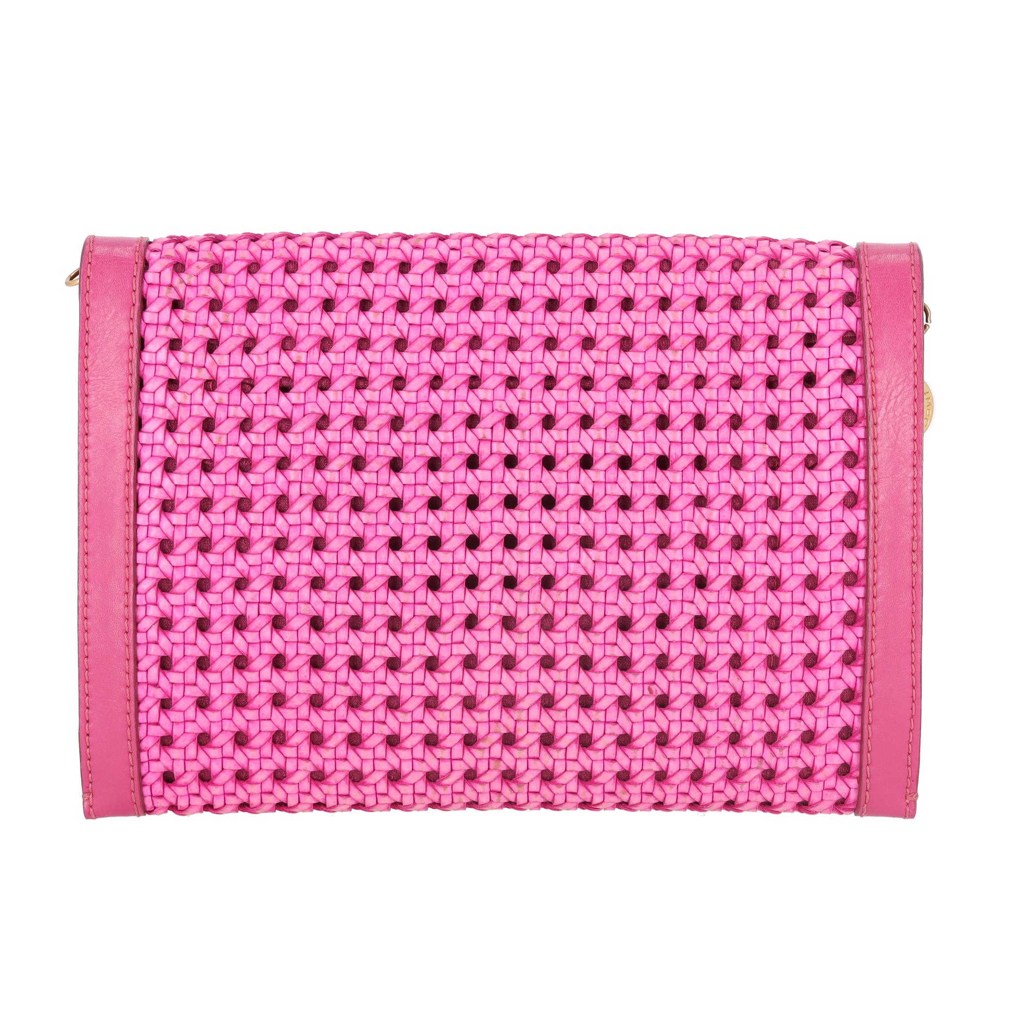 Stella McCartney Geflochtene Crossbody-Tasche aus veganem Leder im Zustand „Gut“ im Angebot in London, GB