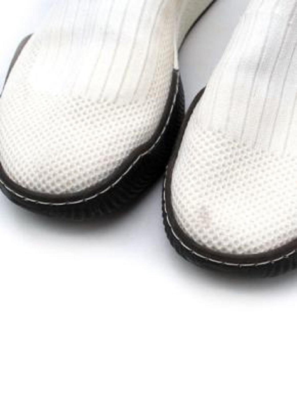 Women's Stella McCartney White Chunky Sock Boots For Sale