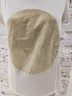 Stella McCartney t-shirt blanc et or