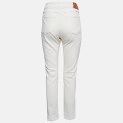 Stella McCartney White Hem Printed Denim Jeans M Waist 28"