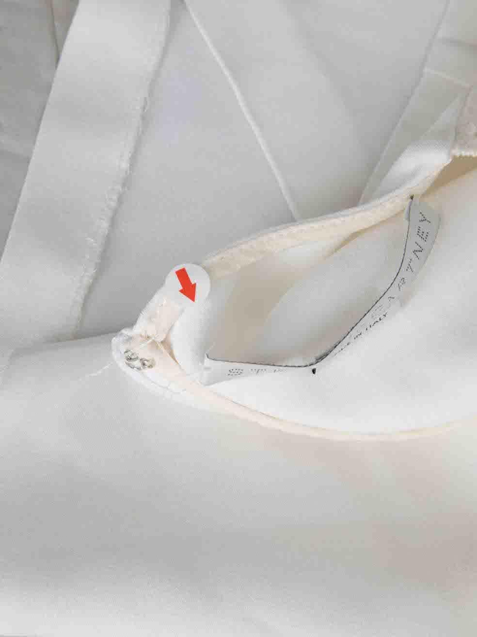Women's Stella McCartney White Lace Panel Top Size M For Sale