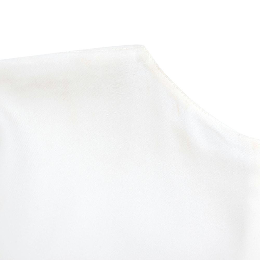 Women's Stella McCartney White Long sleeve Asymmetric Top 36 FR