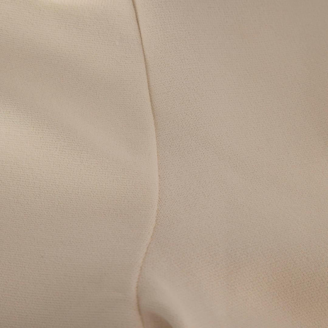 Stella McCartney White One Sleeve Midi Fitted Dress Size XS In Good Condition For Sale In London, GB