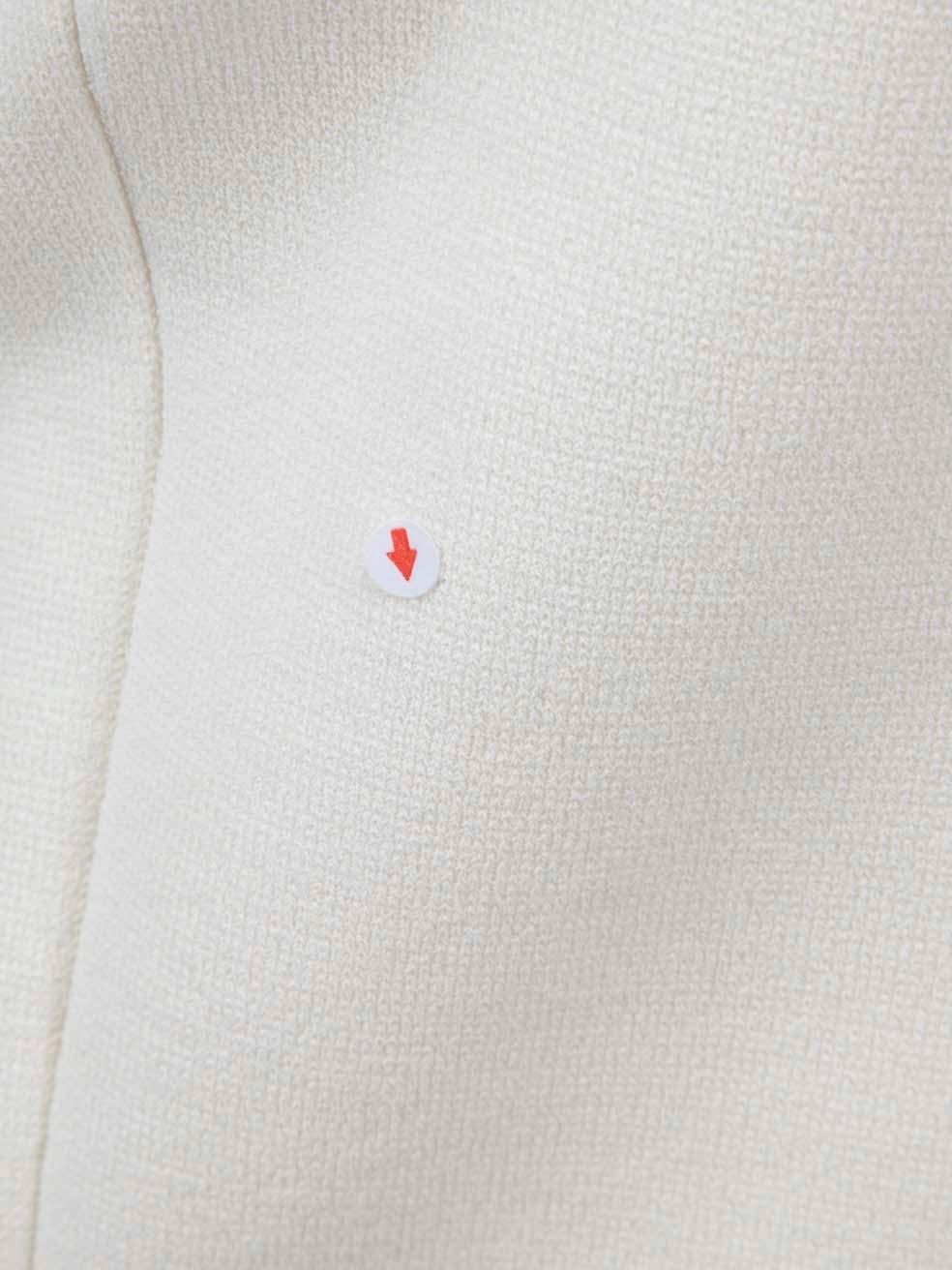 Women's Stella McCartney White One Sleeve Midi Fitted Dress Size XS For Sale