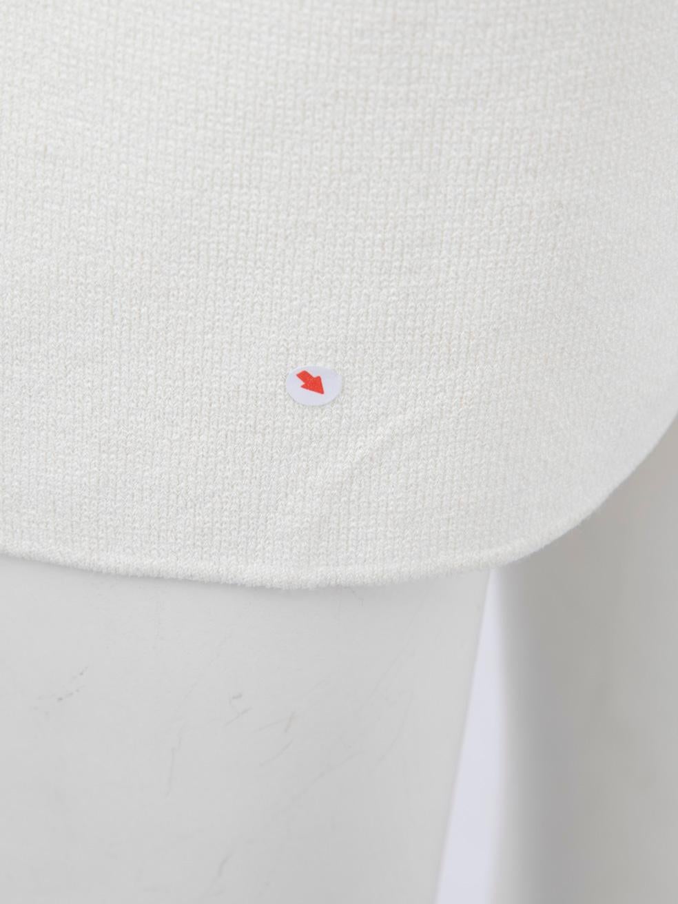 Stella McCartney White One Sleeve Midi Fitted Dress Size XS For Sale 1