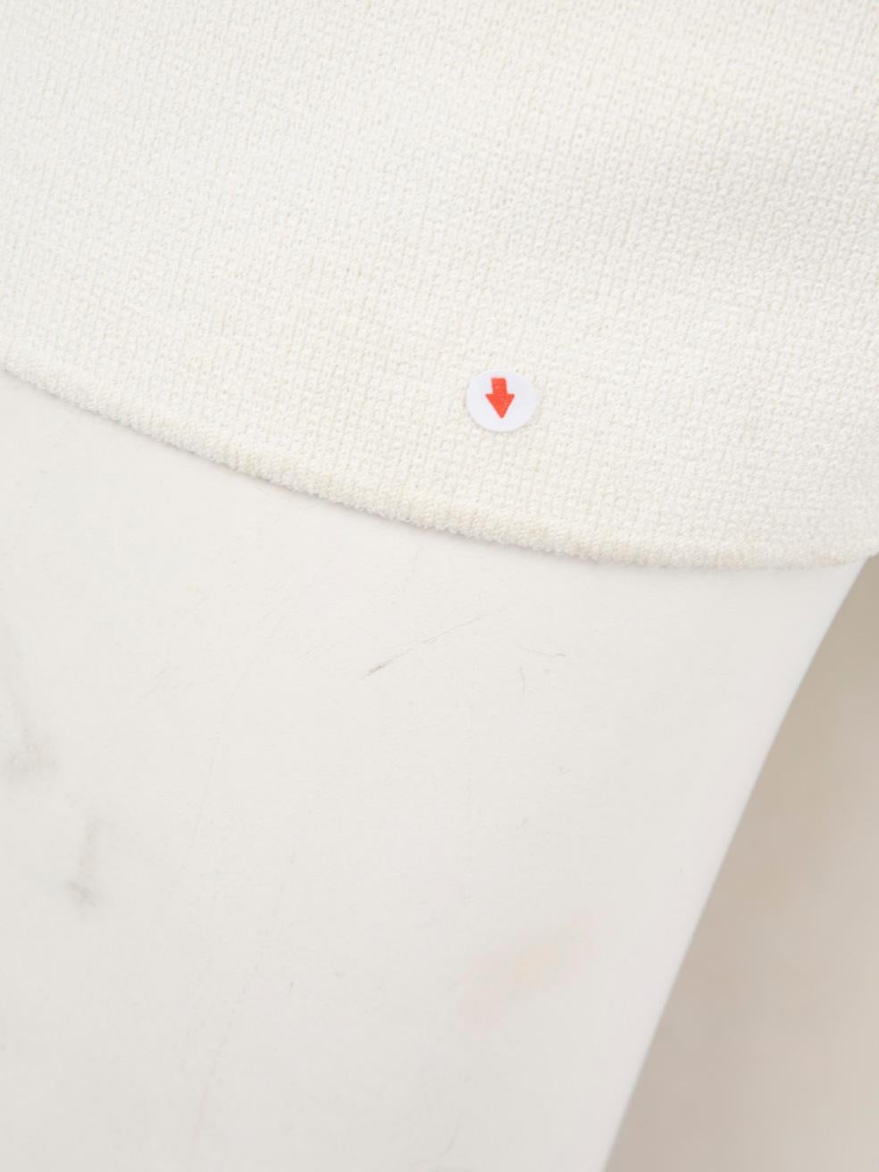 Stella McCartney White One Sleeve Midi Fitted Dress Size XS For Sale 2