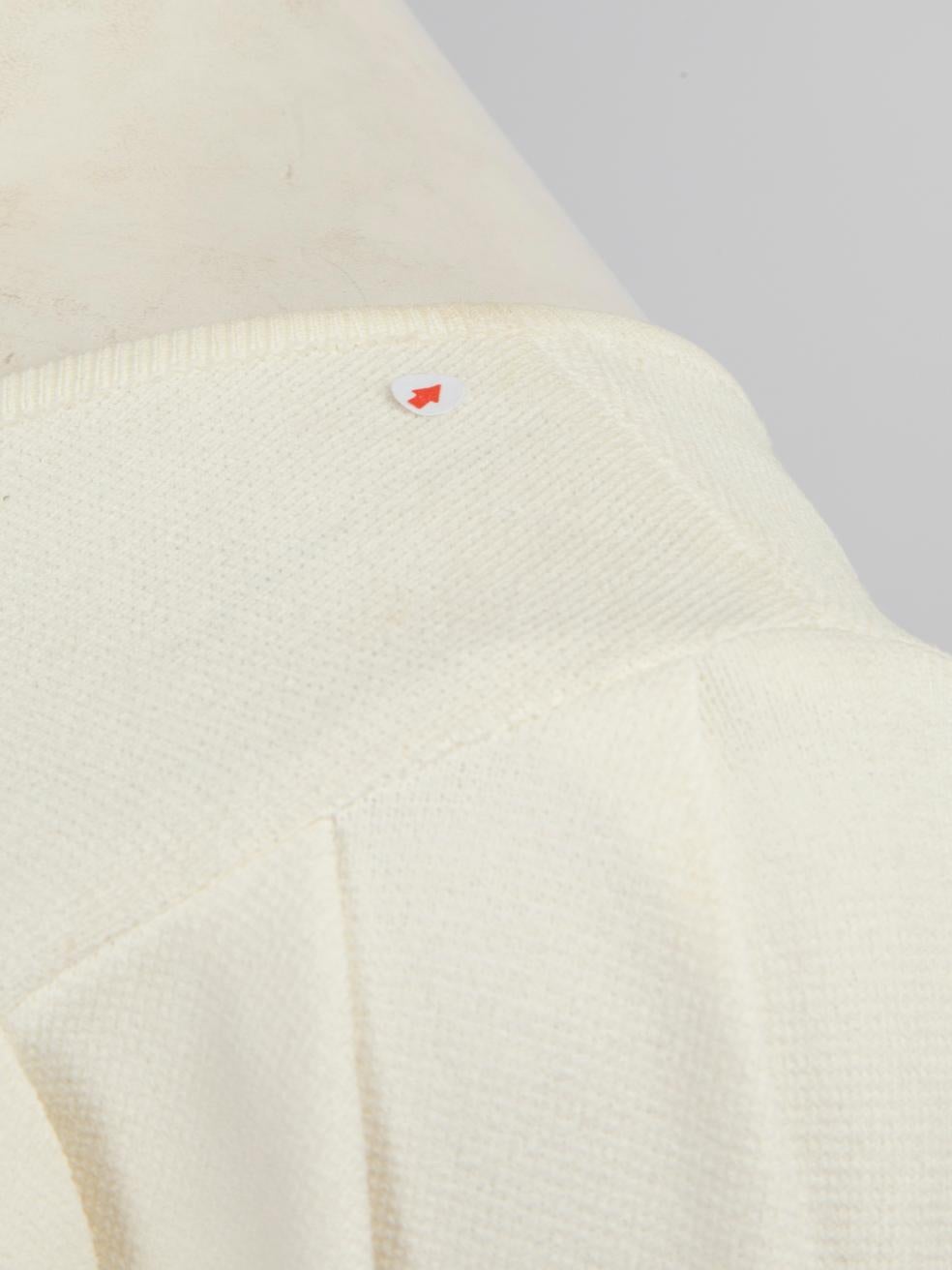 Stella McCartney White One Sleeve Midi Fitted Dress Size XS For Sale 5
