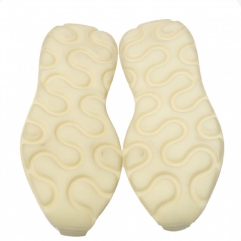 Stella McCartney White PVC Eclypse Sneakers Size 39 For Sale 3