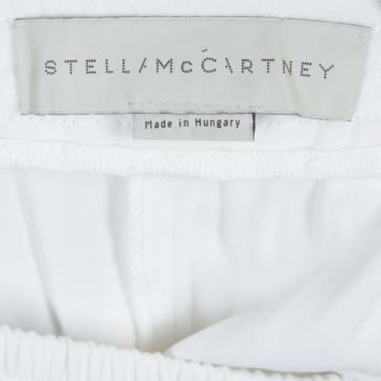 Stella McCartney Pantalones blancos con cremallera S en venta 3