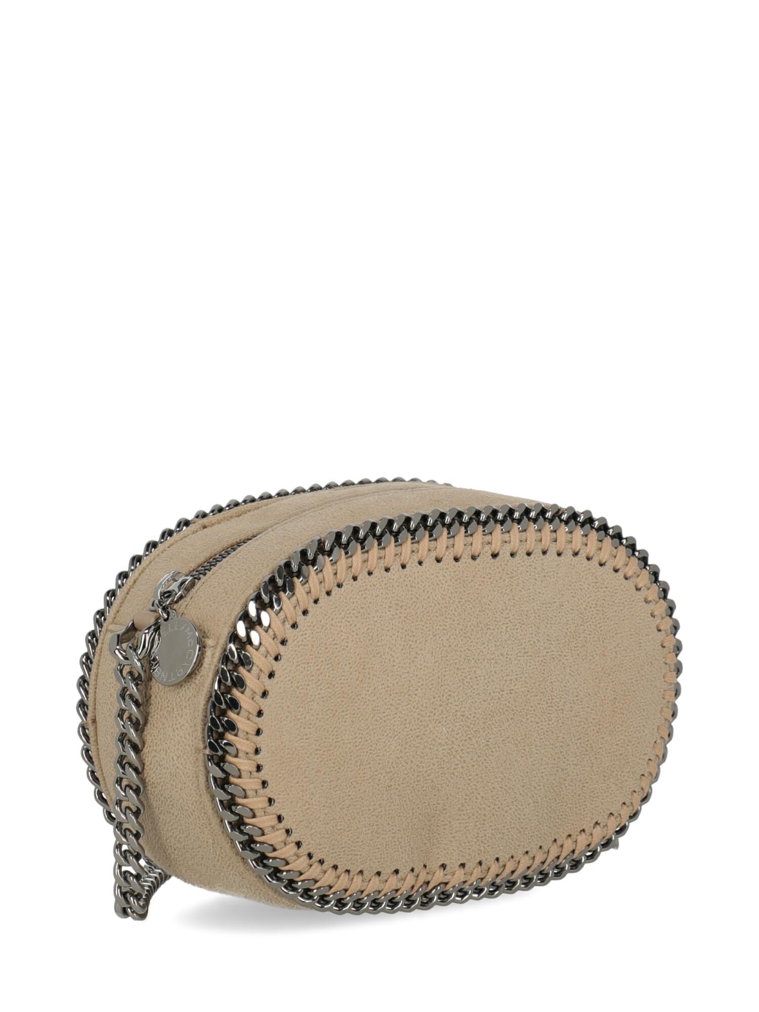 Stella Mccartney Woman Shoulder bag Falabella Beige Faux Leather In Excellent Condition For Sale In Milan, IT