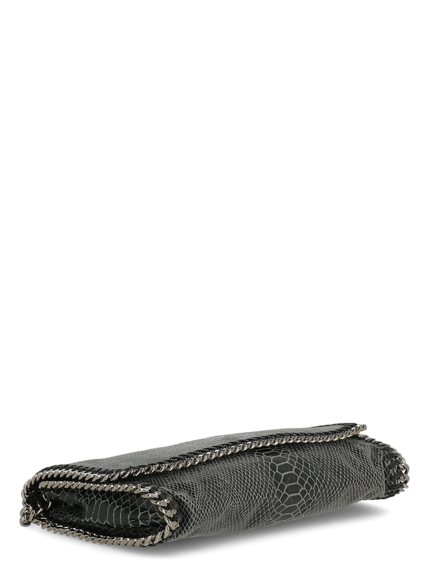 Stella Mccartney Woman Shoulder bag Falabella Black Faux Leather For Sale 1