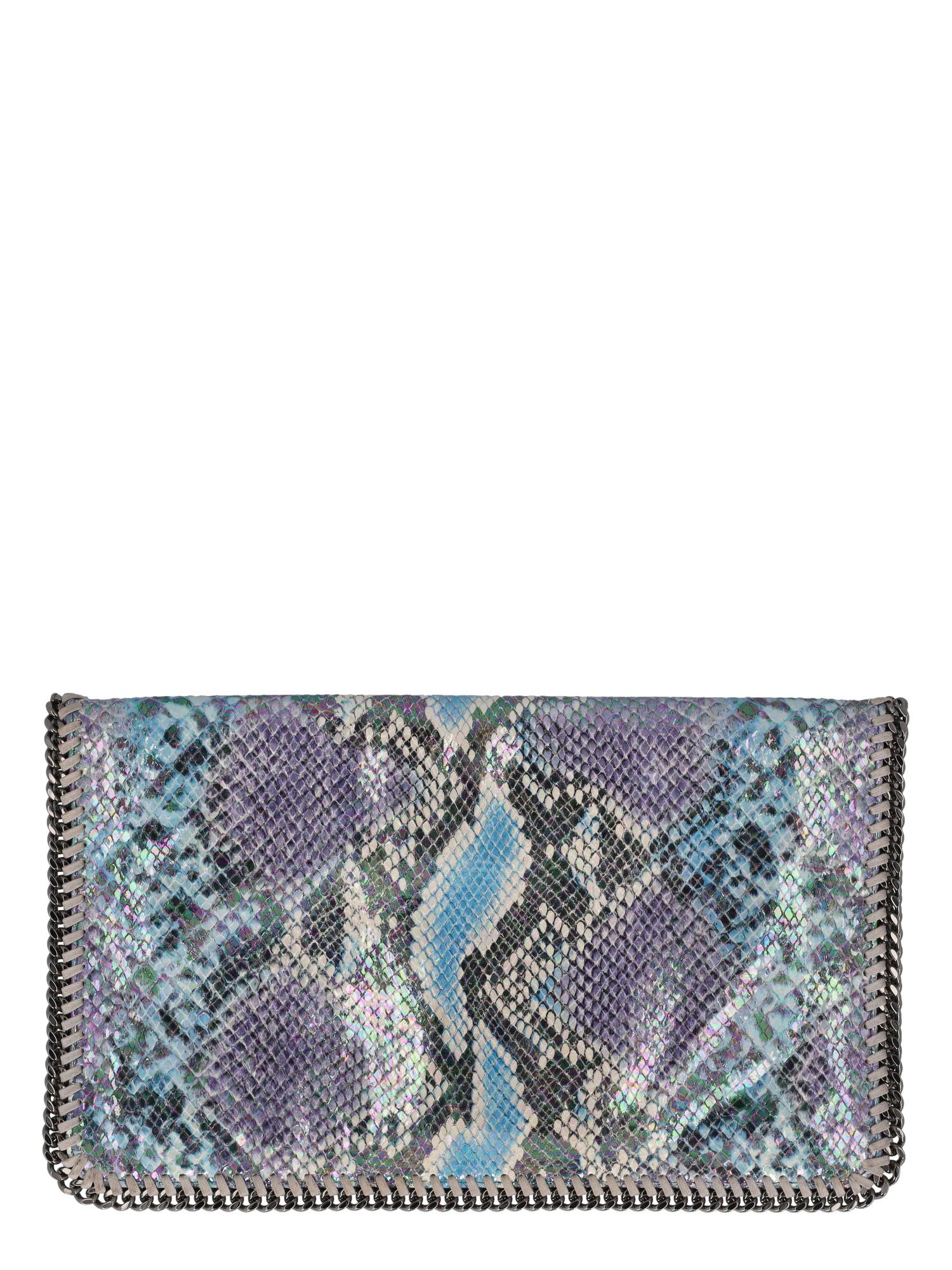 Gray Stella Mccartney Women Handbags Falabella Blue, Purple Eco-Friendly Fabric  For Sale