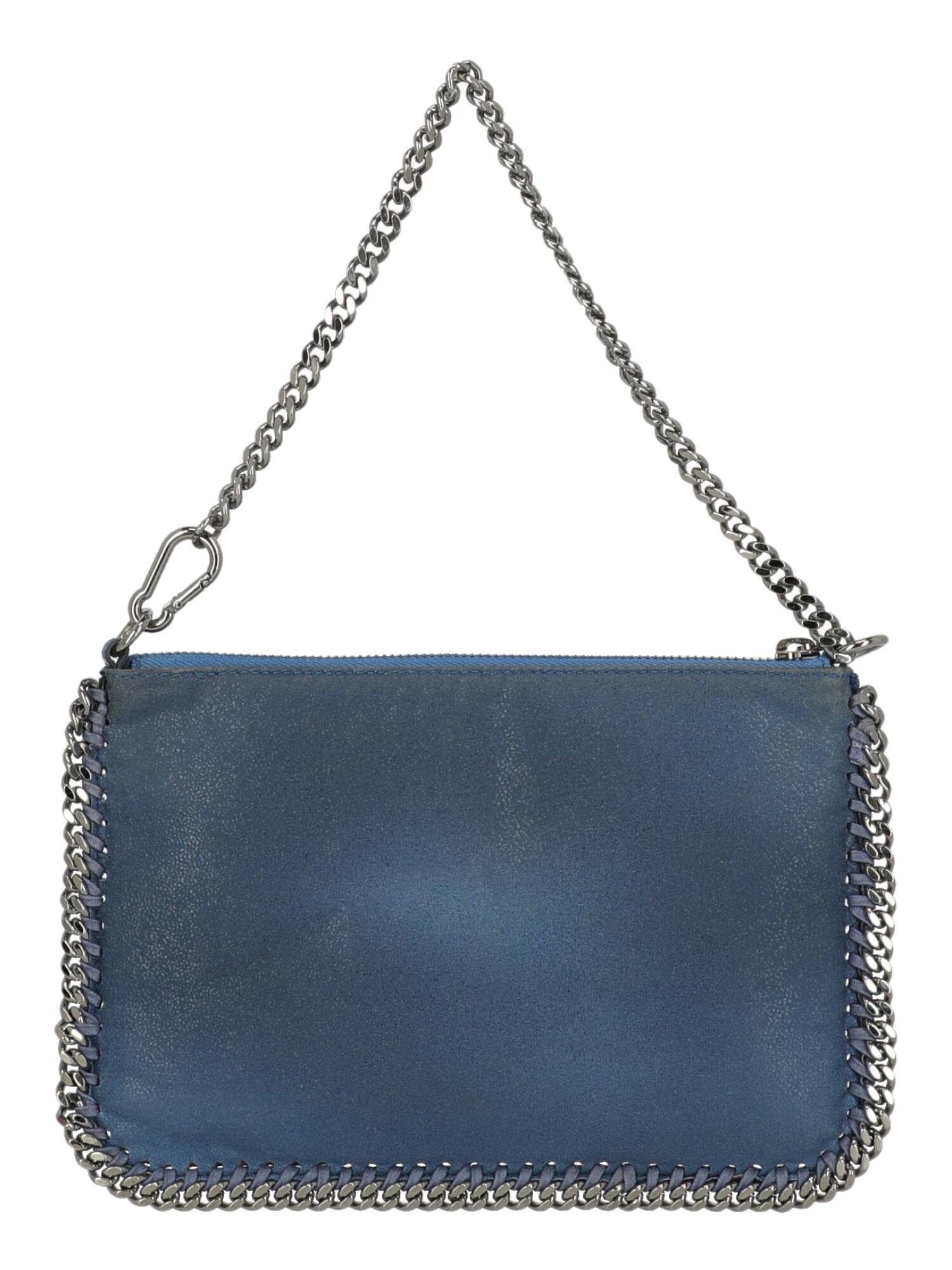 Women's Stella Mccartney  Women   Shoulder bags Falabella Blue Faux Leather  For Sale