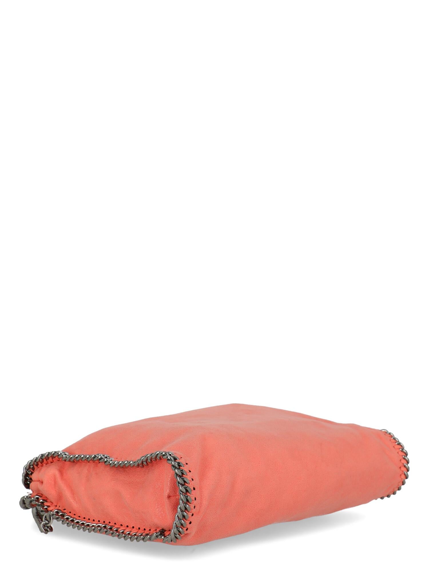Stella Mccartney  Women   Shoulder bags  Falabella Orange Faux Leather  For Sale 1