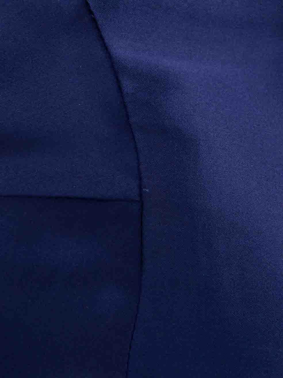 Stella McCartney Damen-Overall aus blauem Satin mit weitem Bein im Angebot 1
