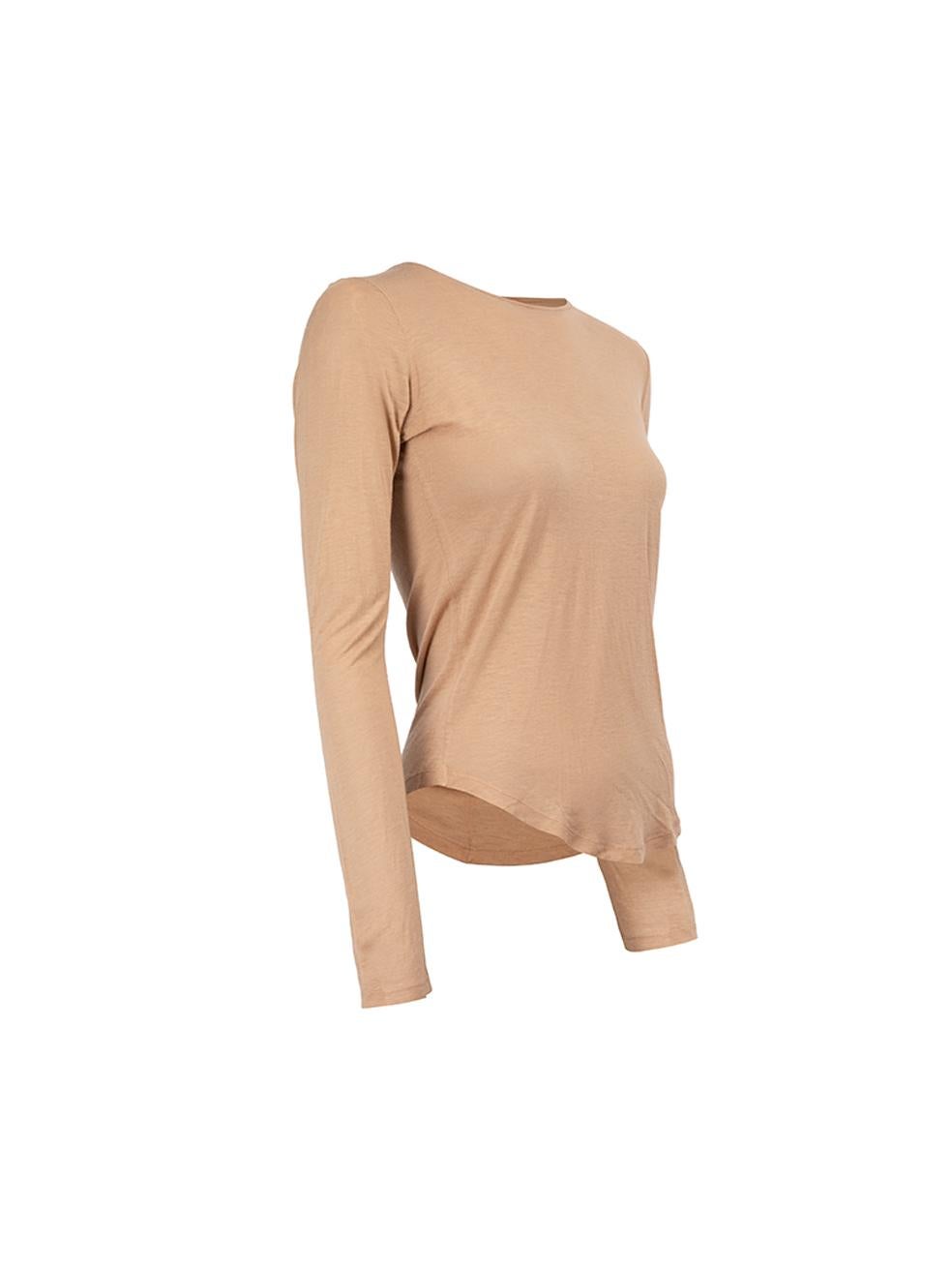CONDITION is Very good. Hardly any visible wear to top is evident on this used Stella McCartney designer resale item. 



Details


Nude

Cotton

Long sleeves top

Round neckline

Back zip closure





Made in Portugal



Composition

NO COMPOSITION