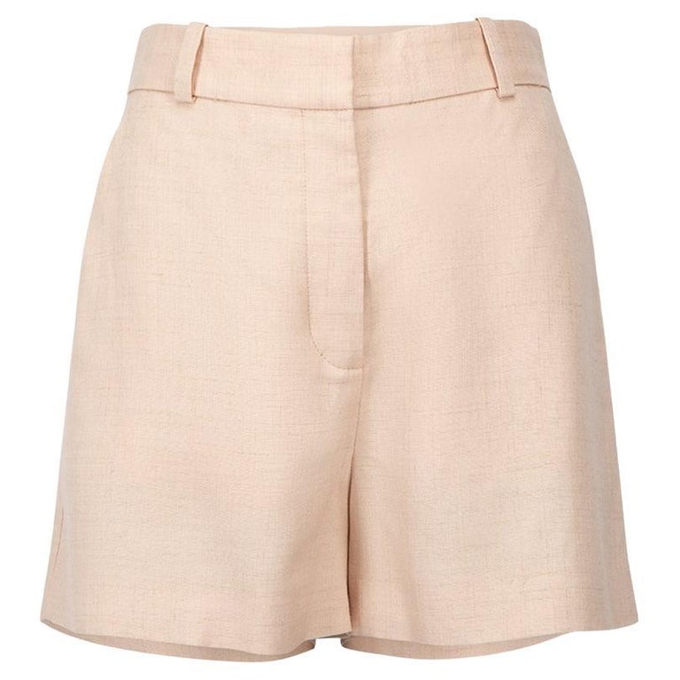 Stella McCartney Women's Pink High Waisted Shorts For Sale at 1stDibs