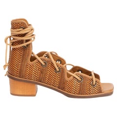 Stella McCartney Women's Tan Lace Up Maia Sandals