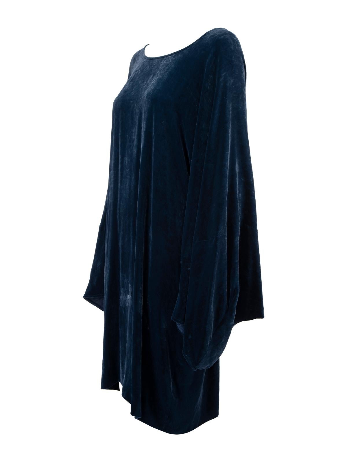 Stella McCartney Damen-Umhangkleid aus Samt mit offenem Rückenausschnitt im Angebot 1