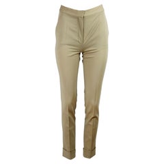 Stella McCartney Wool Twill Straight Leg Pants IT 38 UK 6