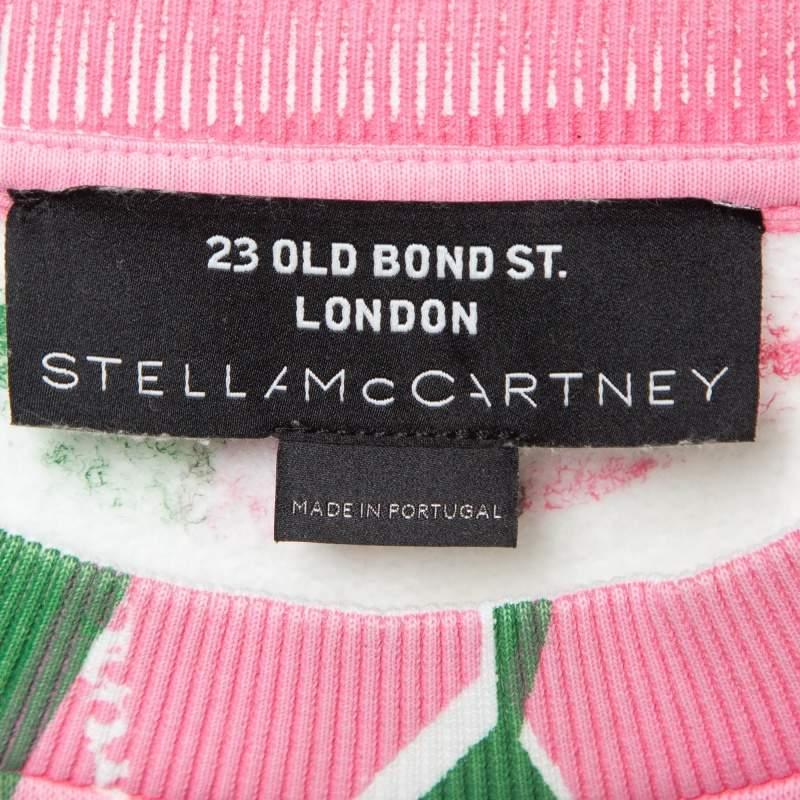 Stella McCartney X ED Curtis Printed Cotton Sweatshirt and Pants XS/S In Good Condition For Sale In Dubai, Al Qouz 2