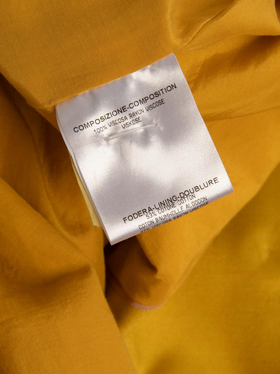 Stella McCartney Yellow Blazer & Trouser Set Size S For Sale 6