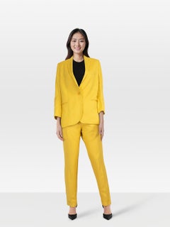 Stella McCartney Yellow Blazer & Trouser Set Size S